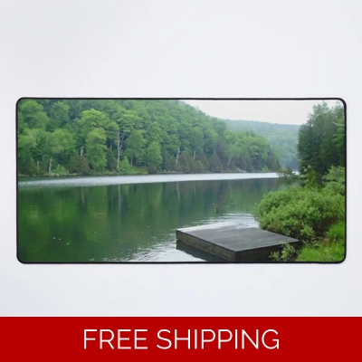 Le Studio Desk Mat Lake Perry Green